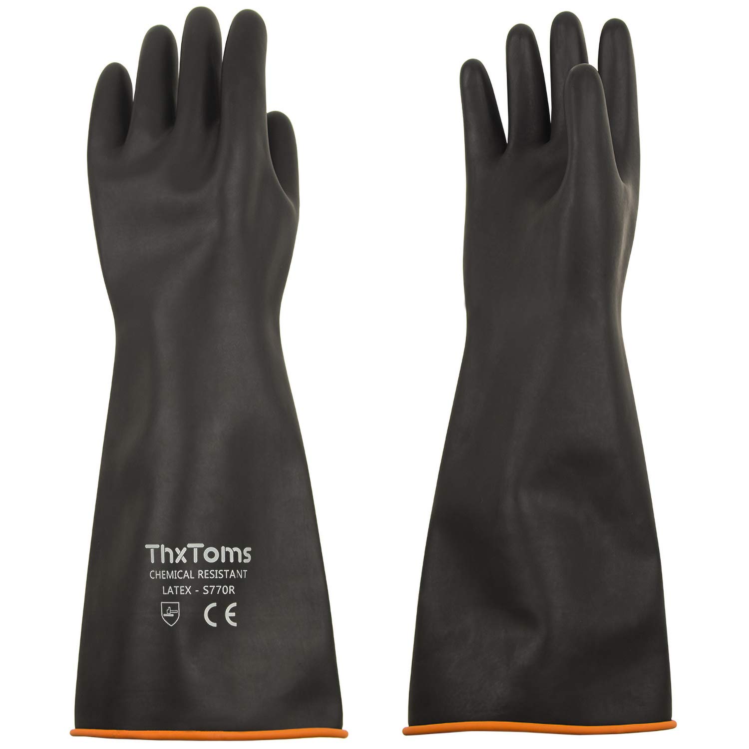 Algopix Similar Product 20 - ThxToms Heavy Duty Latex Gloves Resist