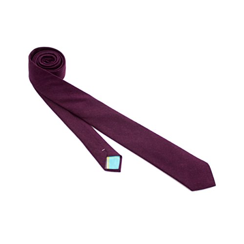 Algopix Similar Product 1 - Eggplant Linen Necktie