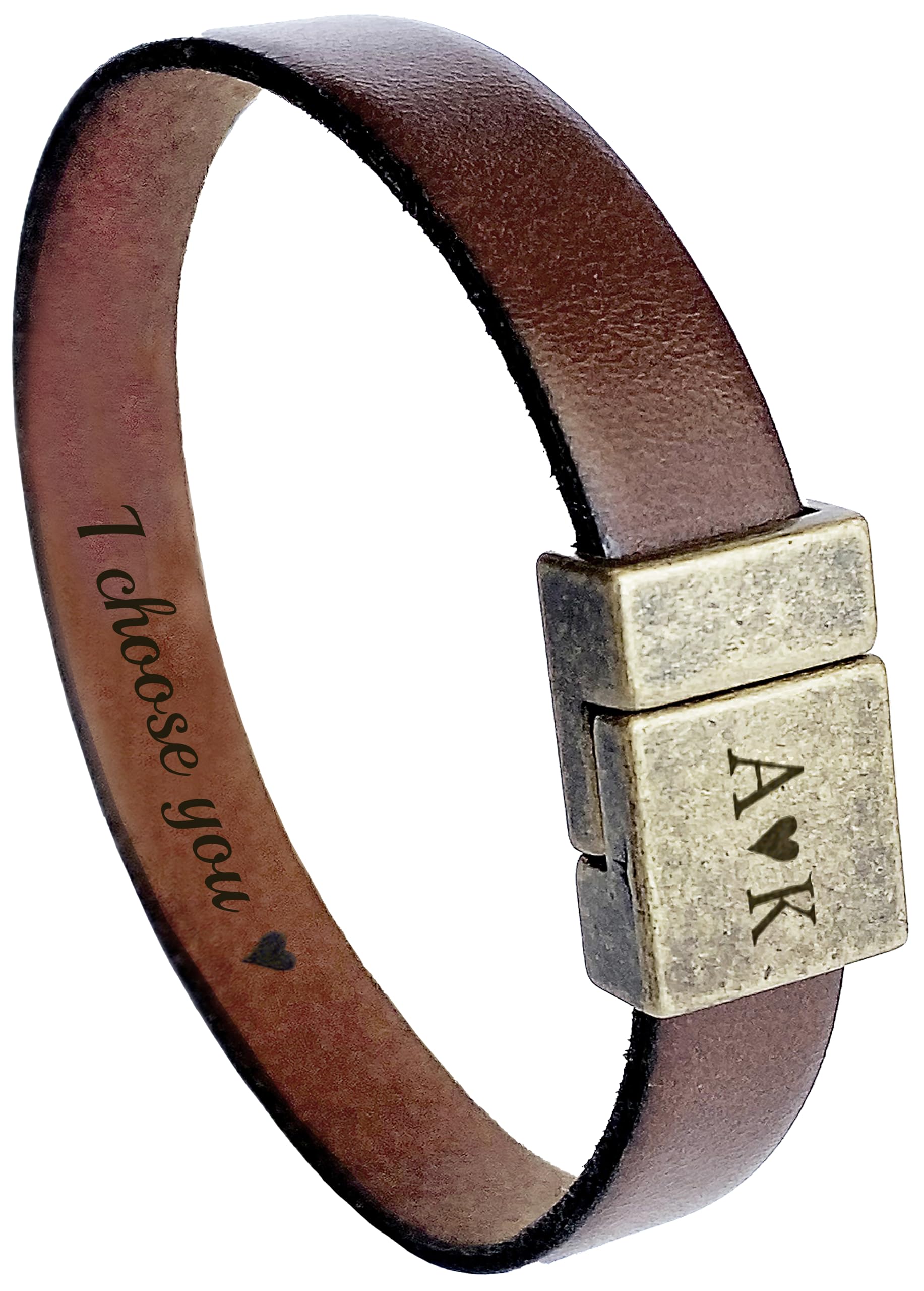 Algopix Similar Product 19 - Leather Bracelet for Men Personalized