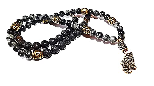 Algopix Similar Product 7 - Mens Necklace  Labradorite Beaded