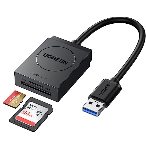 Algopix Similar Product 16 - UGREEN SD Card Reader USB 30 Dual Slot
