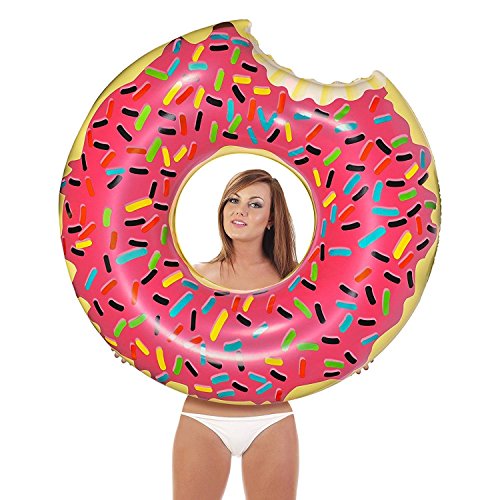 Algopix Similar Product 9 - Inflatables Giant Pool Float Donut 