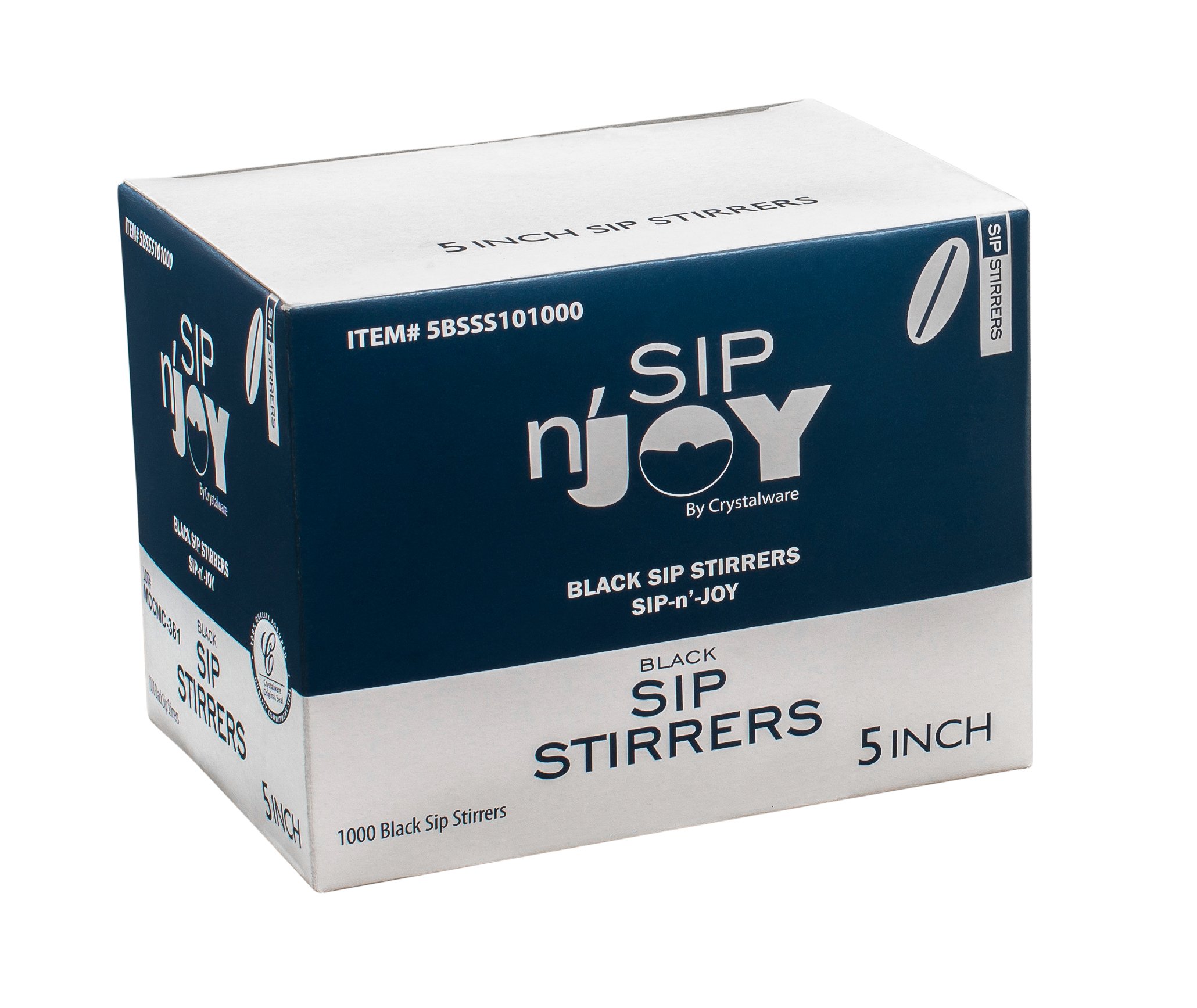 Algopix Similar Product 7 - Crystalware Plastic Stir Straw Sip