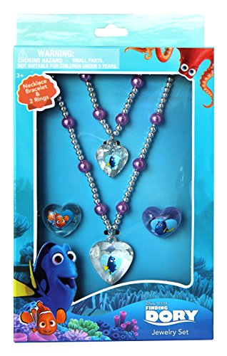 Algopix Similar Product 3 - Finding Dory Beaded Jewelry Box Set of