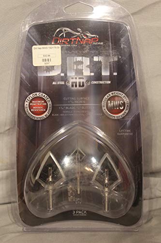 Algopix Similar Product 10 - Dirt Nap Gear DRT Broadheads HD 150175