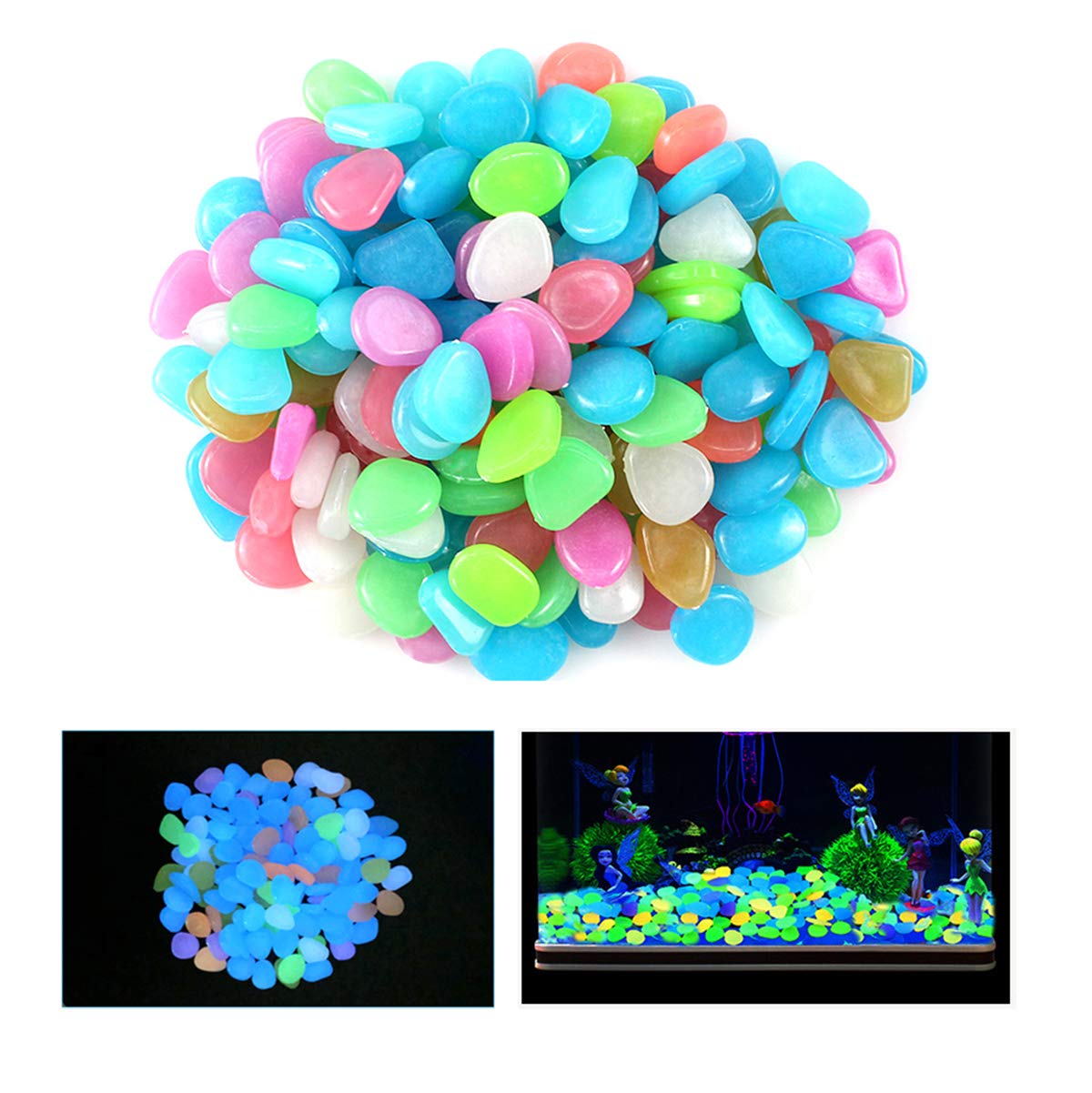 Algopix Similar Product 15 - QIAONIUNIU 100 Pcs New Colorful Glow in