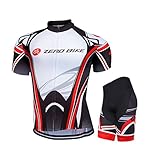 Algopix Similar Product 11 - ZEROBIKE Mens Short Sleeve Breathable