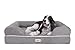 Algopix Similar Product 6 - Chester Large Grey Dog Bed  Orthopedic