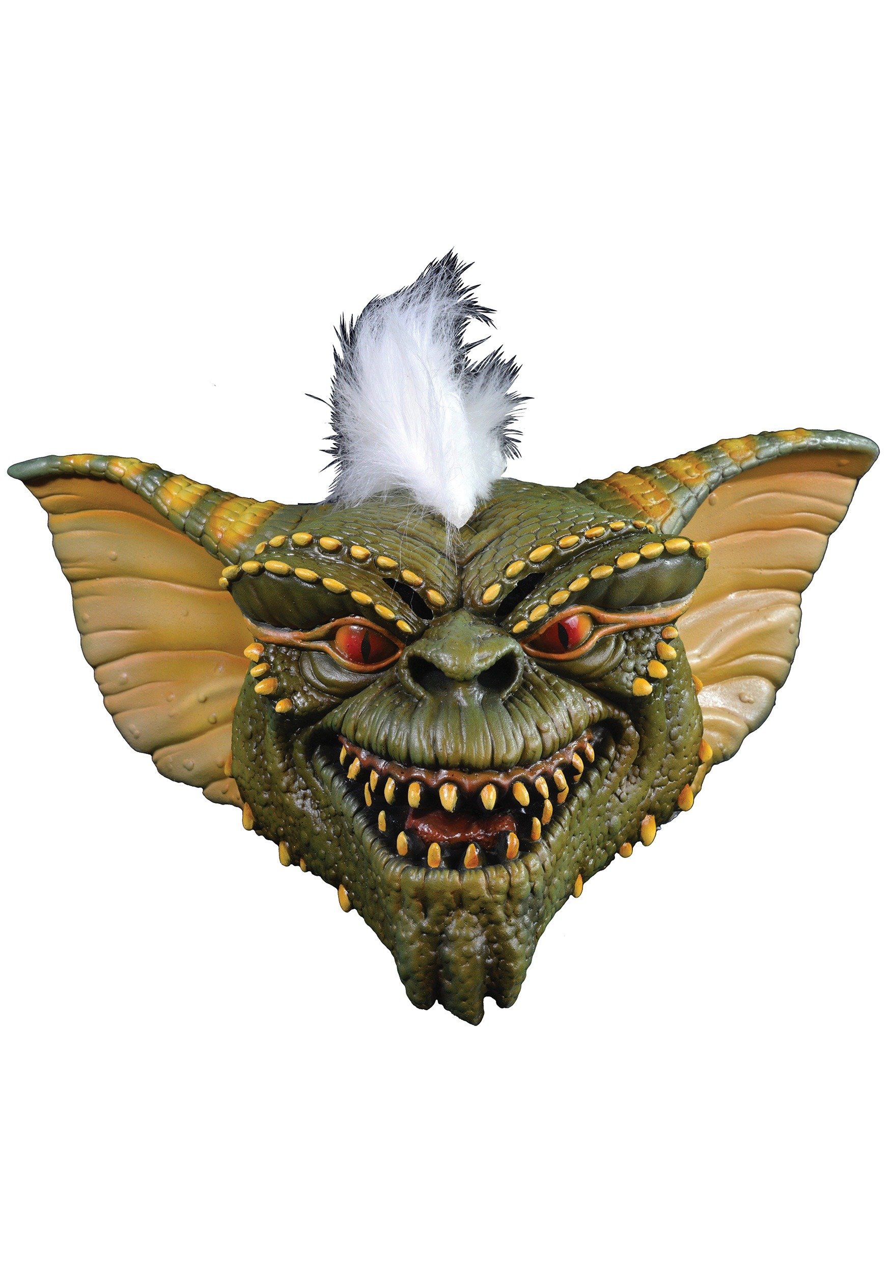 Algopix Similar Product 11 - Gremlins Stripe Halloween Mask Green