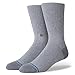 Algopix Similar Product 17 - Stance Icon Crew Socks Large Grey