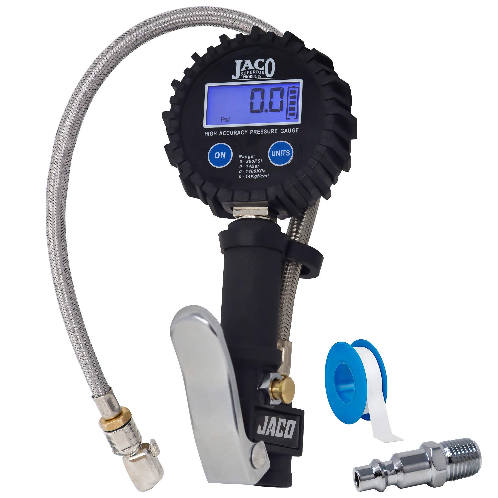 Algopix Similar Product 4 - JACO FlowPro Digital Tire Inflator with