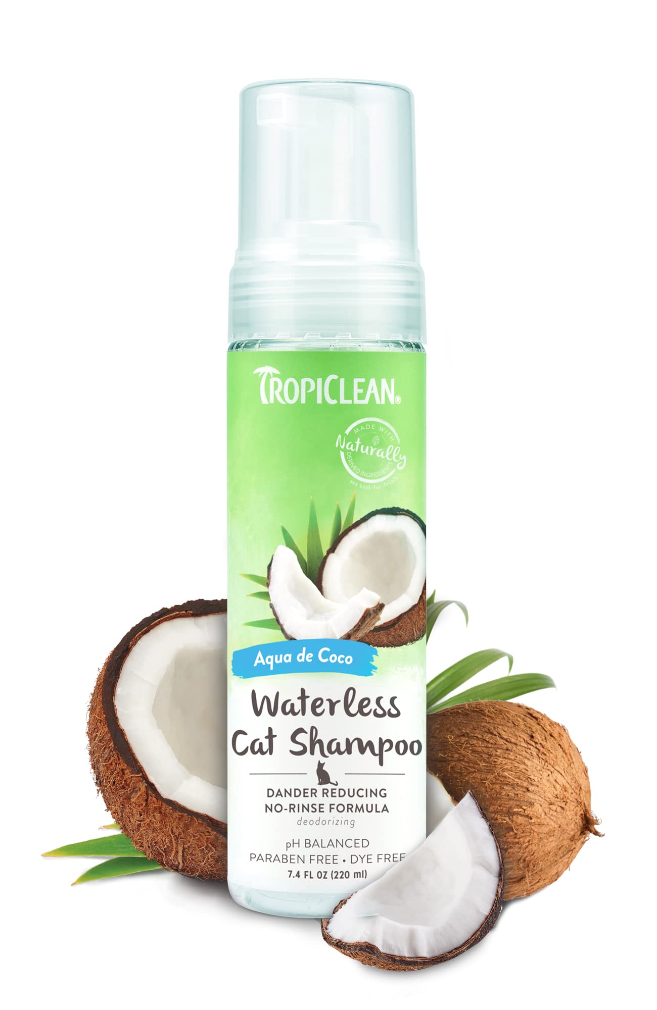 Algopix Similar Product 13 - TropiClean No Rinse Waterless Cat
