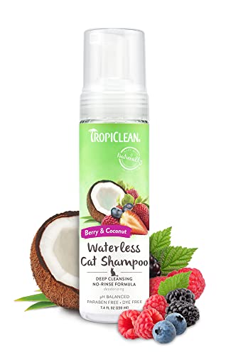 Algopix Similar Product 18 - TropiClean Berry Coconut Waterless Cat