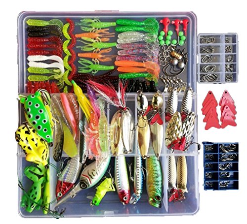 Algopix Similar Product 5 - PWWDADA 275pcs Fishing Lure Set
