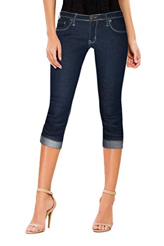 Algopix Similar Product 7 - Hybrid Company Womens Denim Capri
