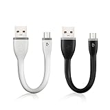 Algopix Similar Product 2 - BigBlue Short Micro USB Cable 2 Pack