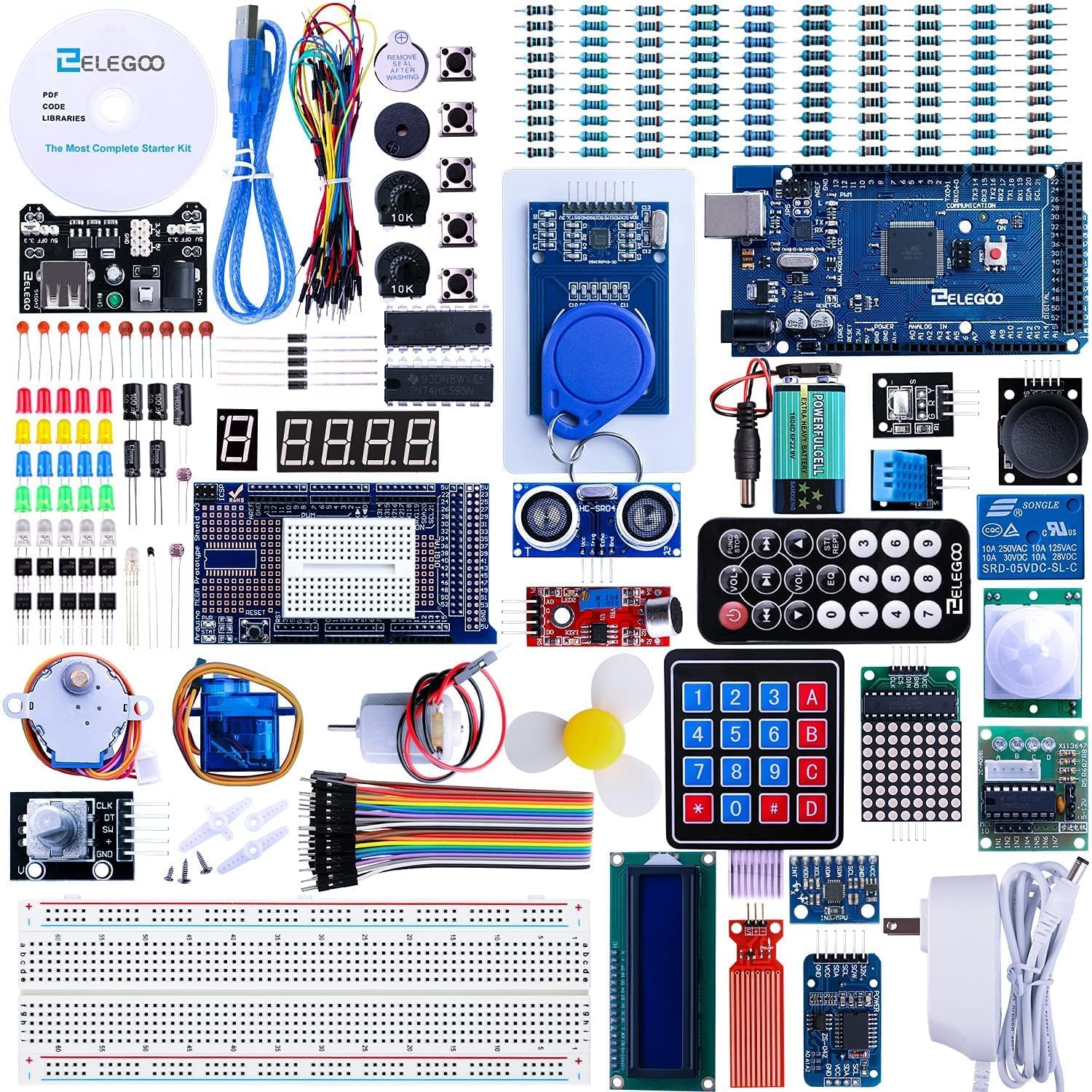 Algopix Similar Product 10 - ELEGOO Mega R3 Project The Most