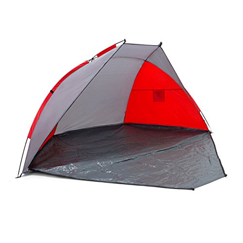 Algopix Similar Product 19 - Relaxdays Beach Shell Shelter Closable