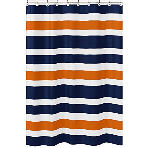Algopix Similar Product 1 - Sweet Jojo Designs Navy Blue Orange and