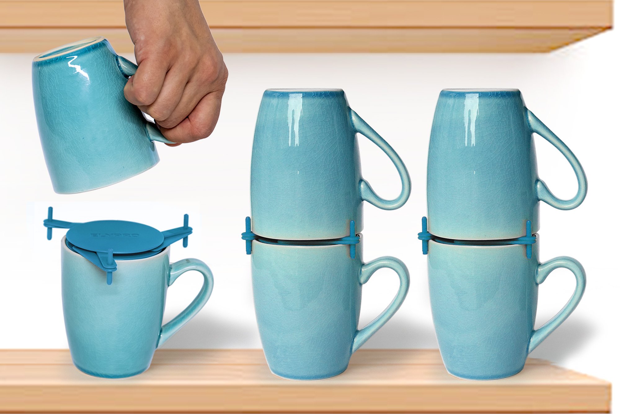 Algopix Similar Product 12 - ELYPRO Coffee Mug Organizers and