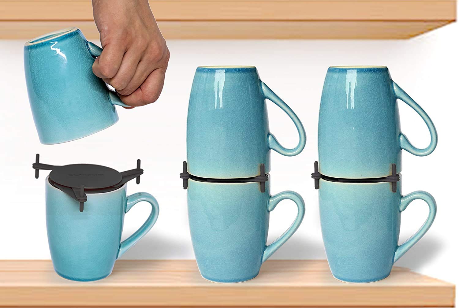 Algopix Similar Product 16 - ELYPRO Coffee Mug Organizers and