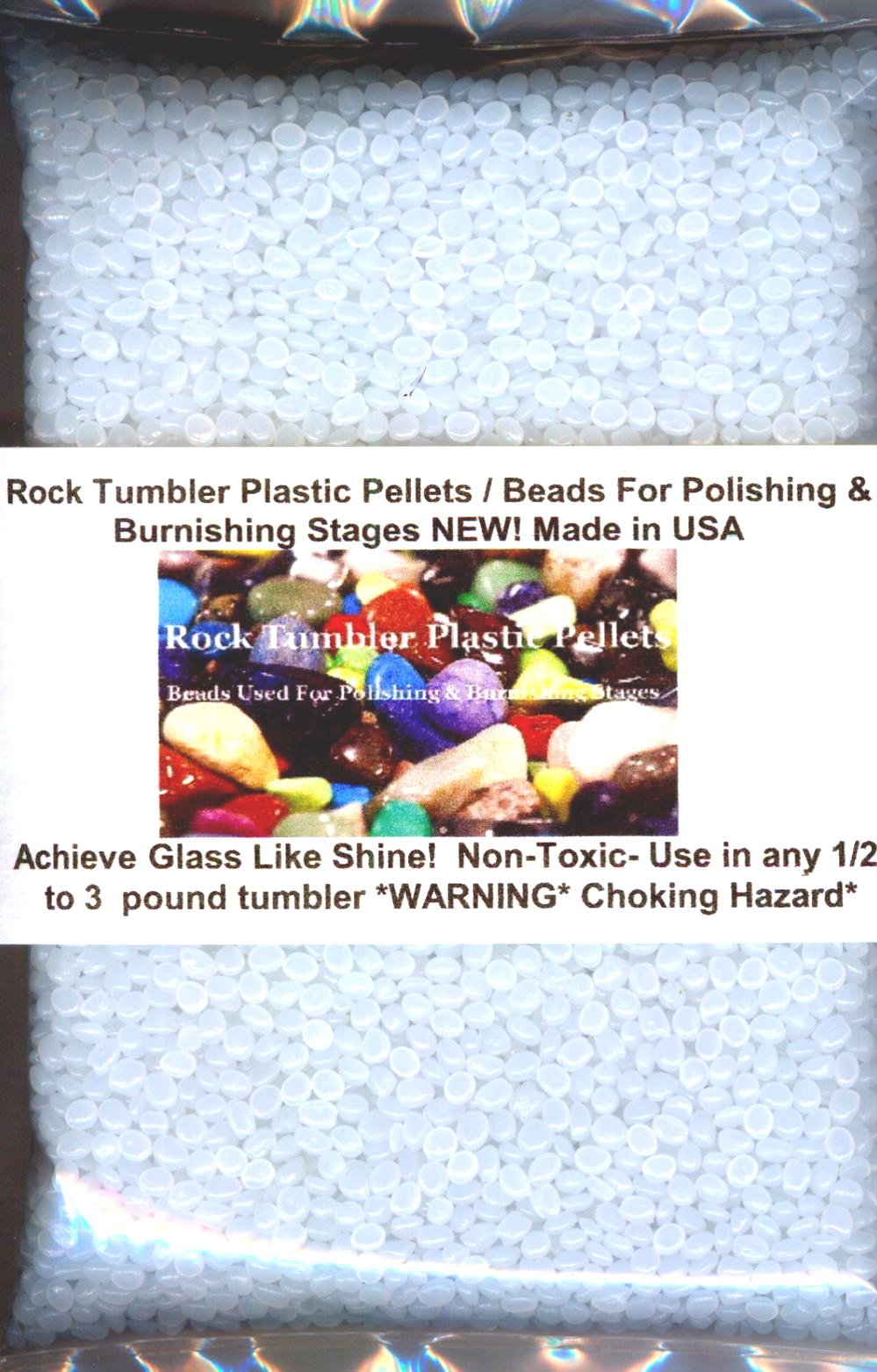 Algopix Similar Product 12 - Rock Tumbler Plastic Pellets  Beads