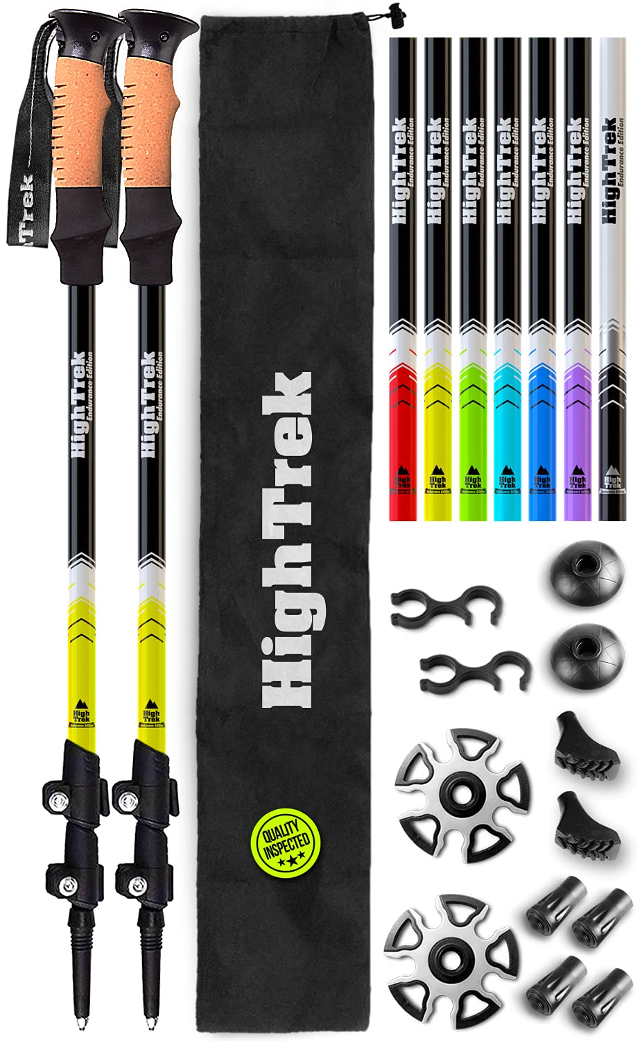 Algopix Similar Product 10 - High Trek Trekking Poles  2pc Pack