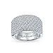 Algopix Similar Product 16 - Wide Micro Pave AAA CZ Cubic Zirconia