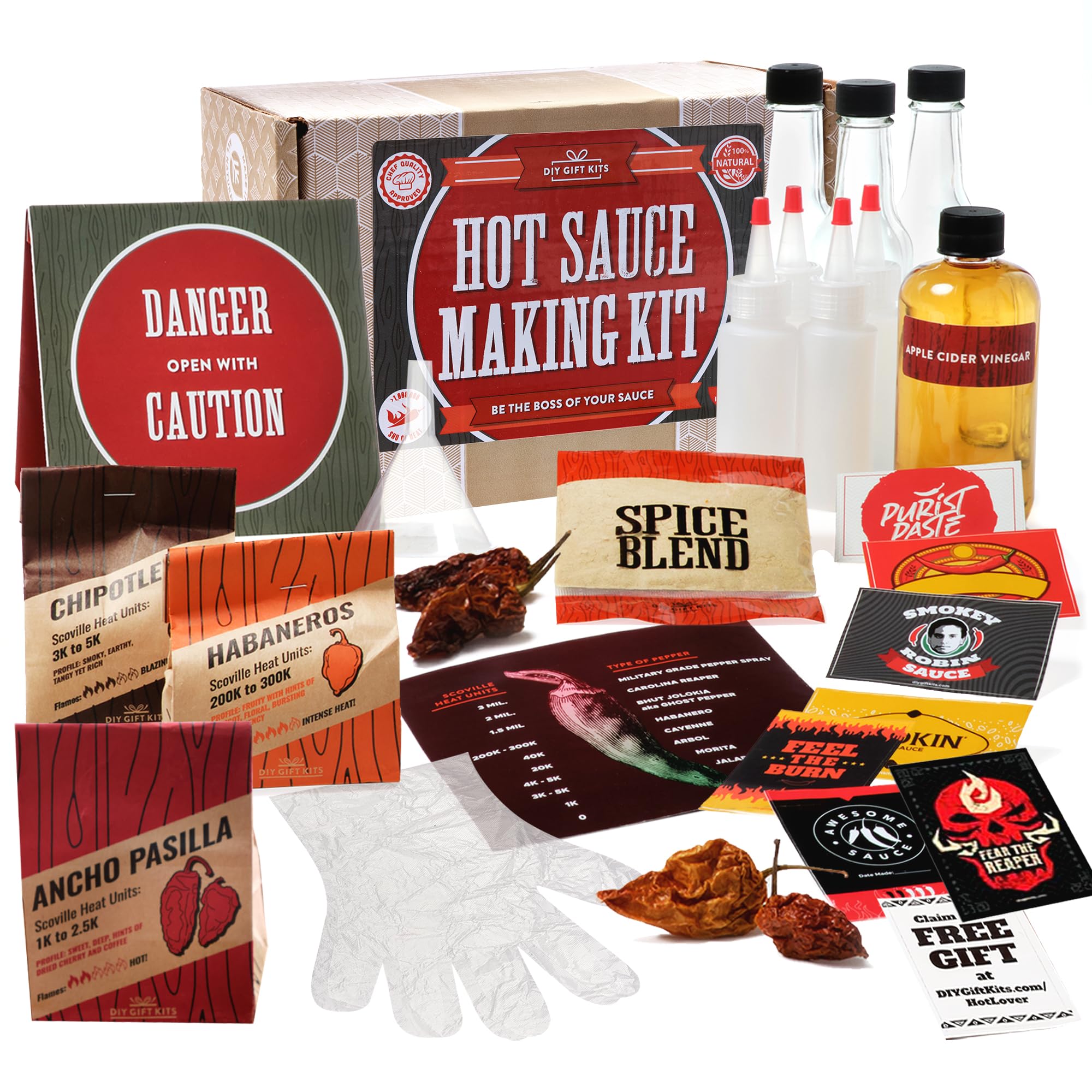 Algopix Similar Product 10 - DIY Gift Kits  Hot Sauce Making Kit