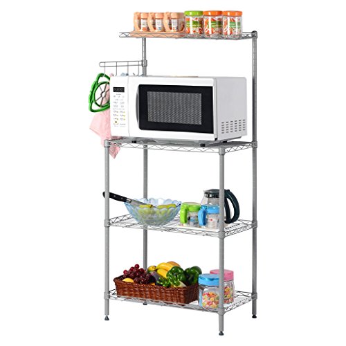 Algopix Similar Product 7 - LANGRIA 3 Tier Microwave Stand Storage