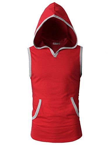 Algopix Similar Product 4 - H2H Mens Casual Hoodie Tank Tops