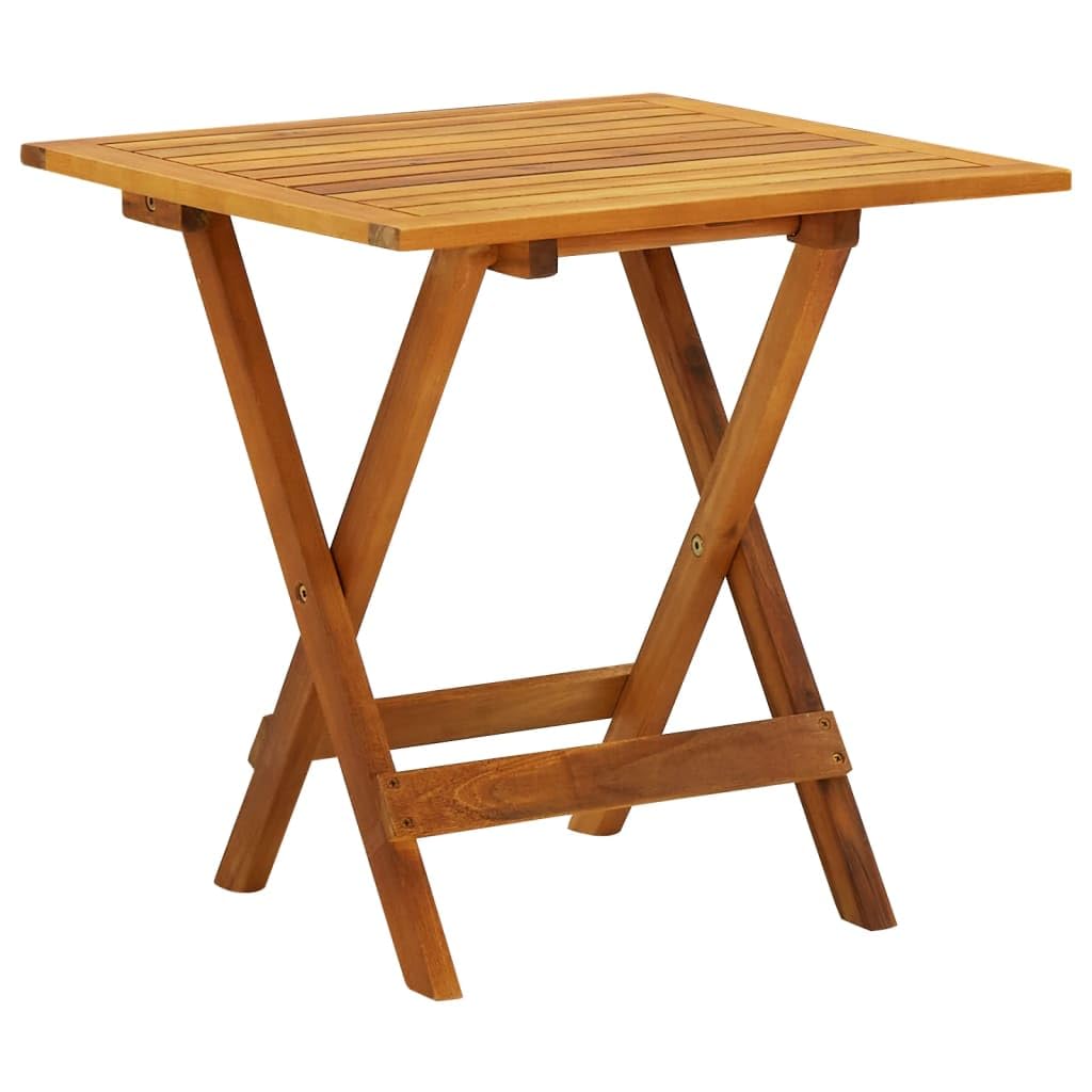Algopix Similar Product 14 - vidaXL Square Acacia Wood Bistro Table