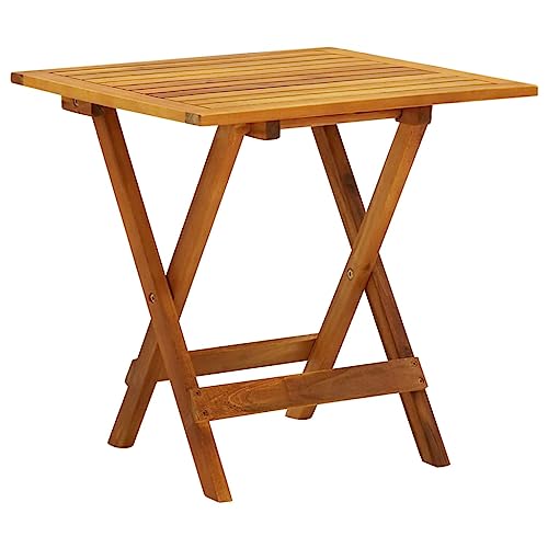 Algopix Similar Product 4 - vidaXL Square Acacia Wood Bistro Table