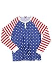 Algopix Similar Product 15 - Tipsy Elves Mens American Flag Henley