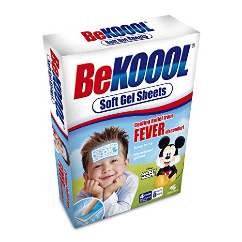 Algopix Similar Product 15 - Be Koool Gel Sheets For Kids Fever 4