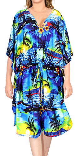 Algopix Similar Product 2 - LA LEELA Womens Short Sleeve V Neck