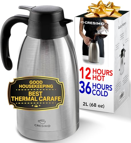 Algopix Similar Product 7 - Thermal Coffee Carafe 68oz  2L  12