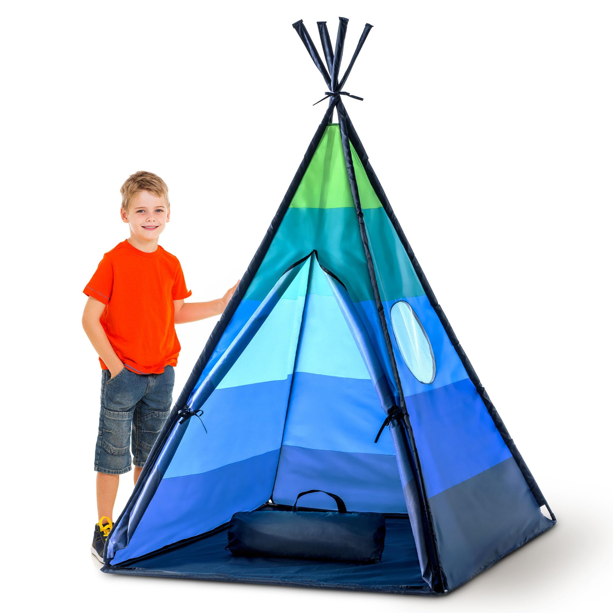 Algopix Similar Product 18 - USA Toyz Rocket Ship Pop Up Kids Tent 