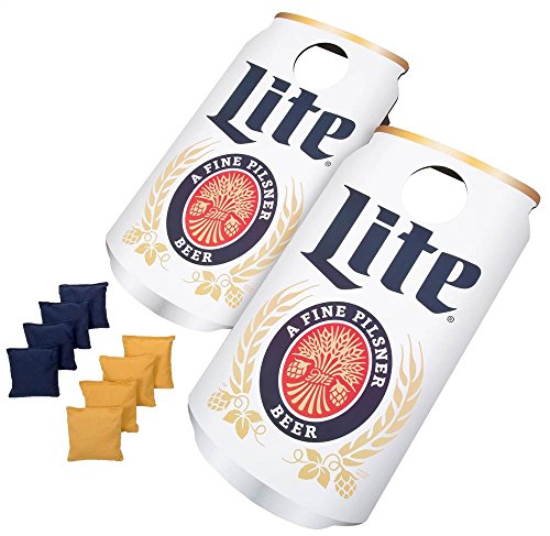 Algopix Similar Product 18 - Miller Lite Corn Hole Game Includes
