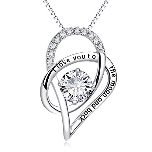 Algopix Similar Product 15 - YFN Sterling Silver I Love You to The