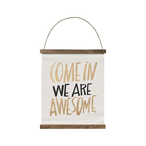 Algopix Similar Product 8 - Come In We Are Awesome Canvas Banner 