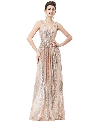 Algopix Similar Product 4 - Kate Kasin Women Formal Prom Sequins