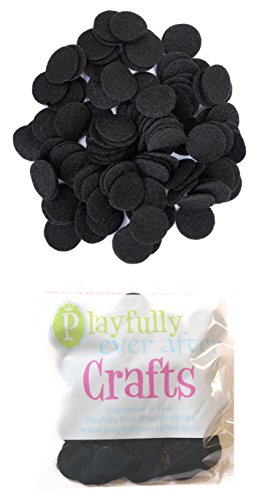Algopix Similar Product 8 - Playfully Ever After Black Craft Felt