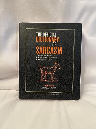 Algopix Similar Product 7 - The Official Dictionary of Sarcasm A