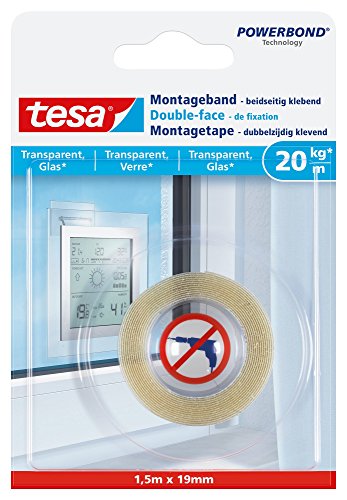 Algopix Similar Product 11 - tesa Mounting Tape for Transparent 