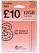 Algopix Similar Product 12 - PrePaid Europe UK THREE sim card 12GB