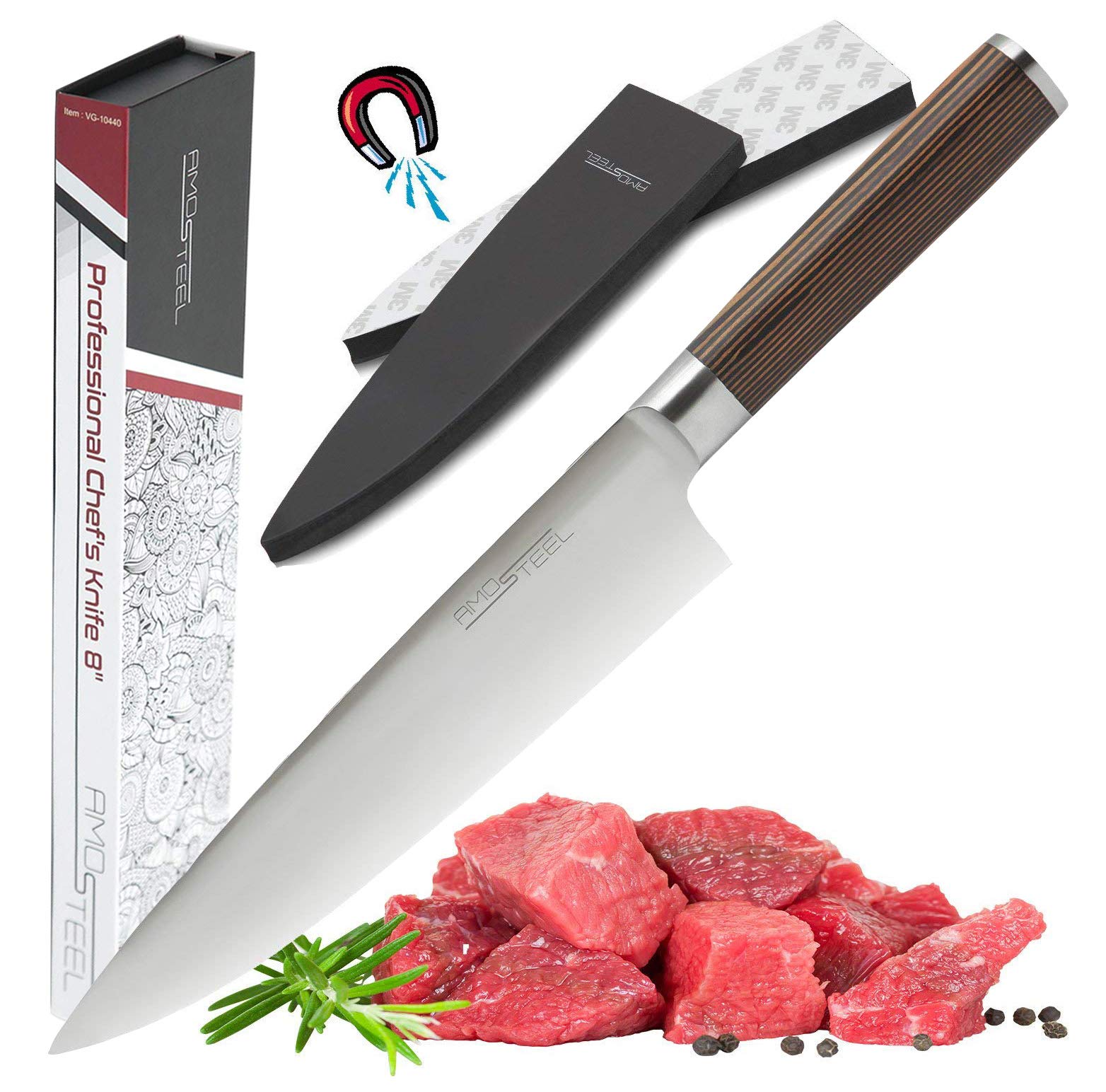 Algopix Similar Product 20 - Premium Chef Knife Japanese Style 8