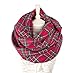 Algopix Similar Product 17 - Plaid Infinity Scarf Red Royal Stewart