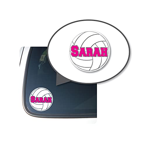 Algopix Similar Product 11 - Volleyball PERSONALIZED  Vinyl Decal