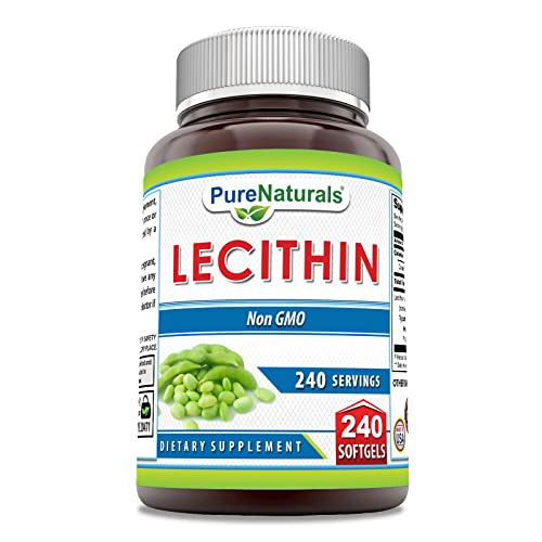 Algopix Similar Product 20 - Pure Naturals Lecithin 1200 mg Softgels